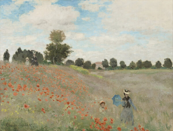 Die Mohnblumen – Claude Monet Beliebte Bilder 85x75