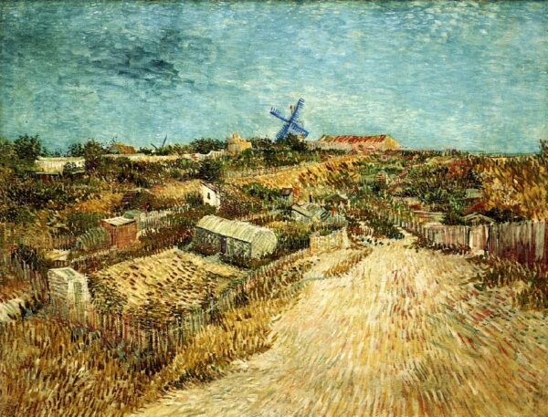 Gartenanlagen von Montmartre – Van Gogh Vincent Van Gogh 85x75