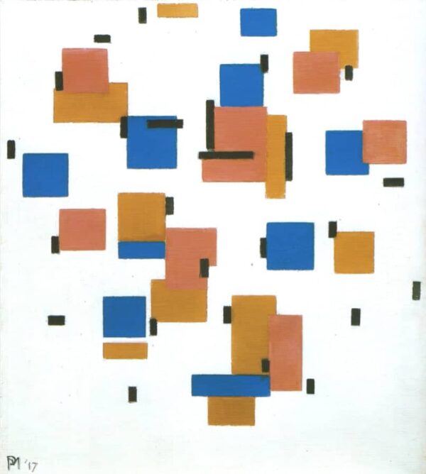 Zusammensetzung in Farbe B – Mondrian Piet Mondrian 70x70