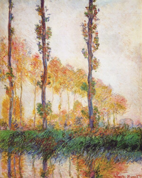 Die drei Bäume, Herbst – Claude Monet Claude Monet 70x85