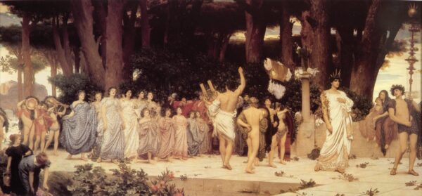 Die Daphnéphorie – Frederic Leighton Frederic Leighton 140x70