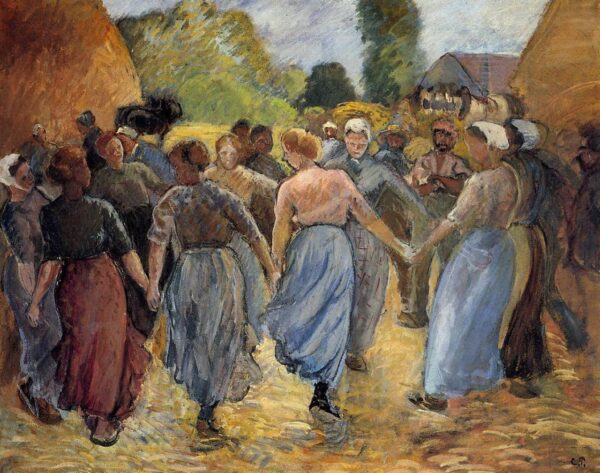 Der Reigen – Camille Pissarro Camille Pissarro 85x75