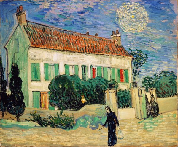 Das Weiße Haus in der Nacht – Van Gogh Vincent Van Gogh 85x75