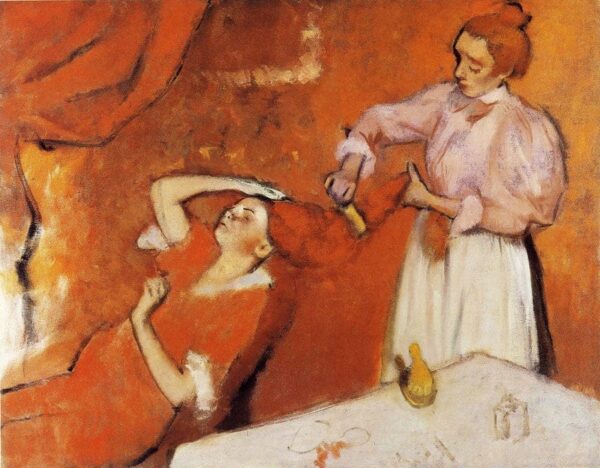 Haare kämmen – Edgar Degas Edgar Degas 85x75