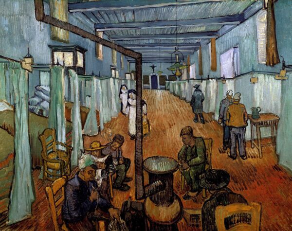 Schlafzimmer im Krankenhaus in Arles – Van Gogh Vincent Van Gogh 85x75