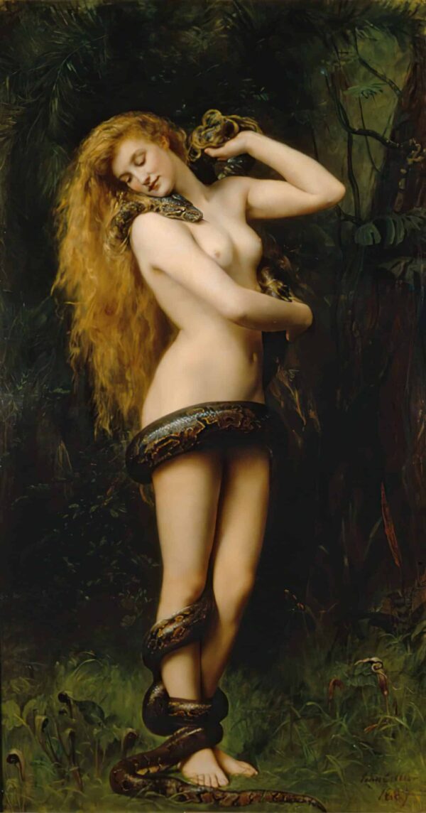 Lilith von John Collier Beliebte Bilder 70x140