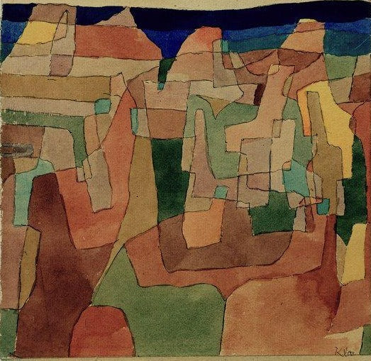 Felsen am Meer, 1924 – Paul Klee Paul Klee 70x70