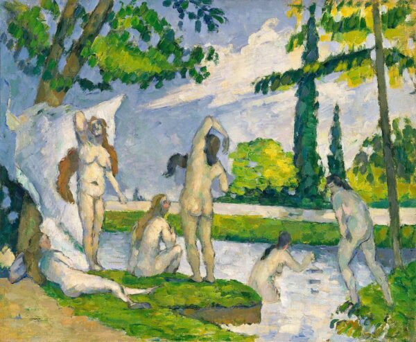 Baderinnen (1874-1875) – Paul Cézanne Paul Cézanne 85x75