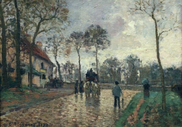 Der Bus nach Louveciennes – Camille Pissarro Camille Pissarro 105x70