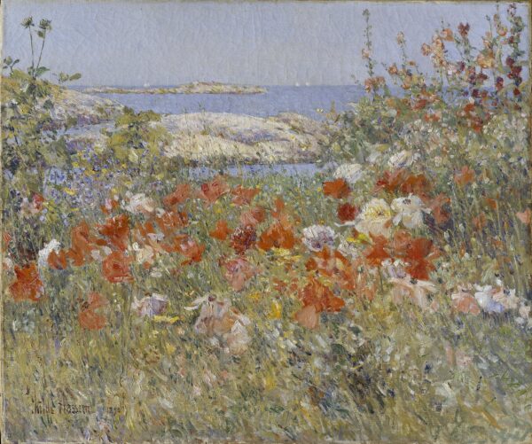 Der Garten von Celia Thaxter, Isles de Shoals, Maine – Childe Hassam Childe Hassam