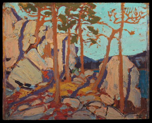 Kiefernschlucht Felsen – Tom Thomson Tom Thomson