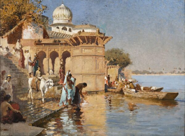 Entlang der Ghats, Mathura – Edwin Lord Weeks Edwin Lord Weeks