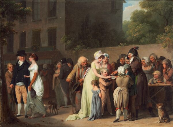 Die Spitze der Karte auf dem Boulevard – Louis Boilly Louis Boilly