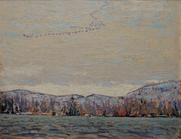 Oies sauvages: „Skizze für einen entspannten November“ – Tom Thomson Tom Thomson