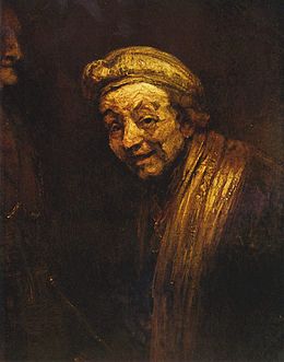 Selbstporträt als Zeuxis – Rembrandt van Rijn Rembrandt van Rijn 70x85