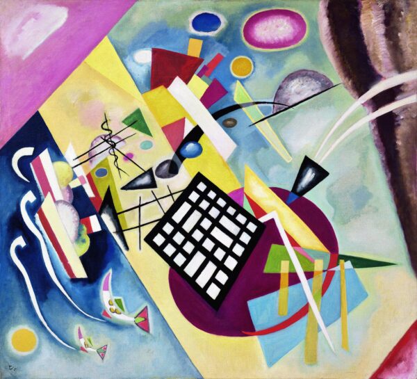 Schwarzes Gewebe – Vassily Kandinsky Wassily Kandinsky 70x70