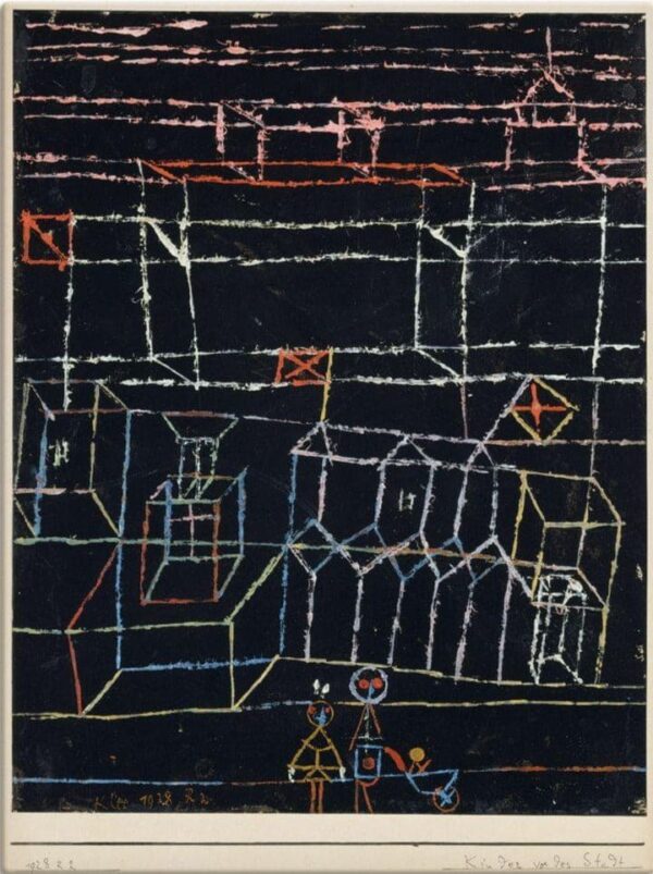 Kinder außerhalb der Stadt – Paul Klee Paul Klee 70x85