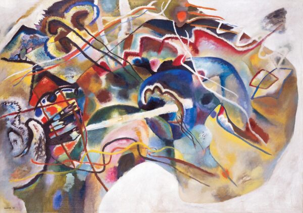 Peinture mit weißem Rand – Wassily Kandinsky Wassily Kandinsky 105x70