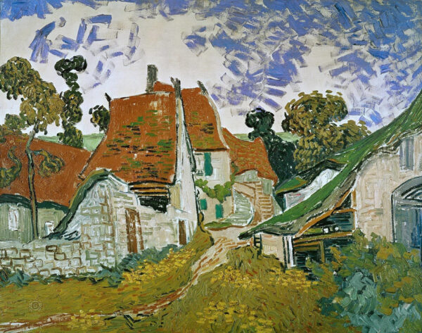 Dorstraße in Auvers – Van Gogh Vincent Van Gogh 85x75