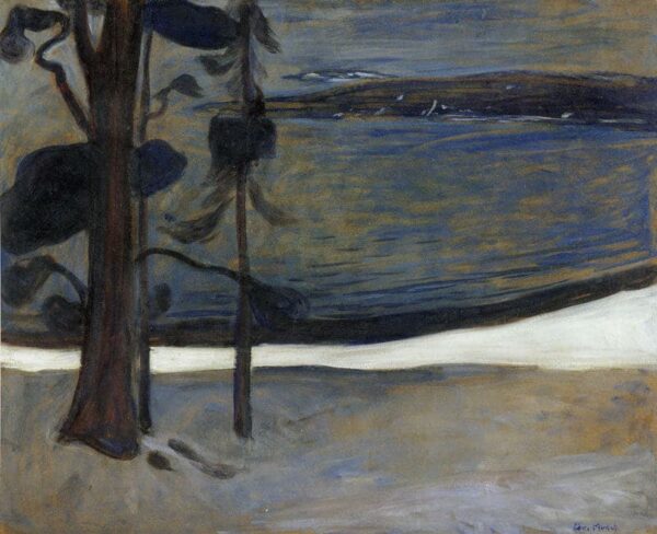 Der Winter in Nordstrand – Edvard Munch Edvard Munch 85x75