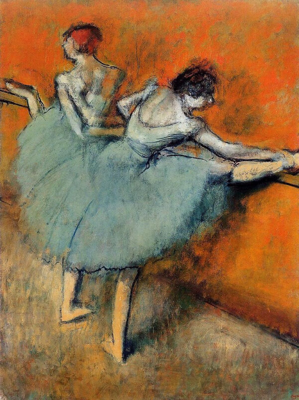 Tänzerinnen an der Stange – Edgar Degas Edgar Degas 70x85