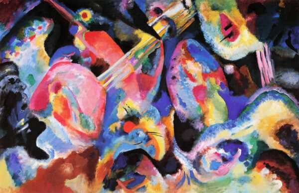 Improvisationsflut – Vassily Kandinsky Wassily Kandinsky 105x70