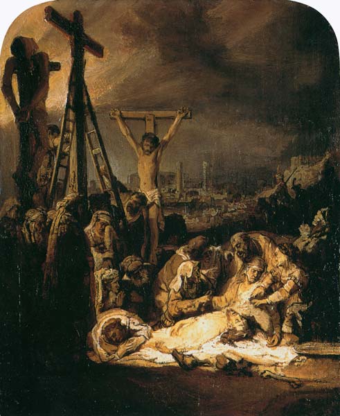 Mise en croix II – Rembrandt van Rijn Rembrandt van Rijn 70x85