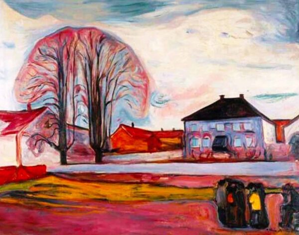 Haus in Aasgaardstrand – Edvard Munch Edvard Munch 85x75