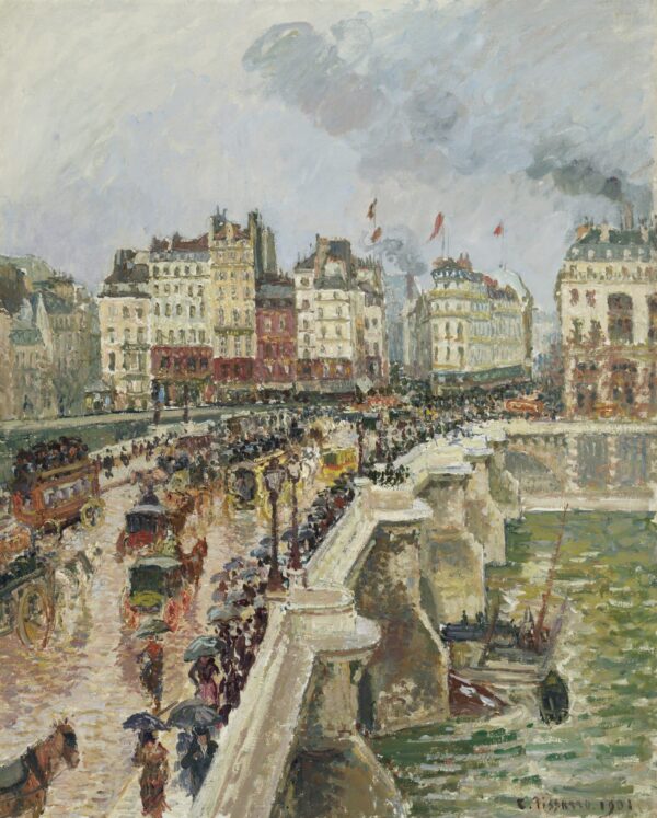 Die neue Brücke – Camille Pissarro Camille Pissarro 70x85