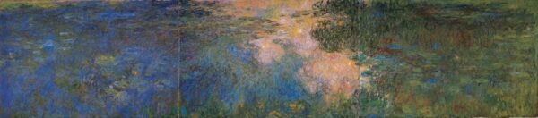 Bassin mit Seerosen – Claude Monet „Die Seerosen“ von Claude Monet 180x60