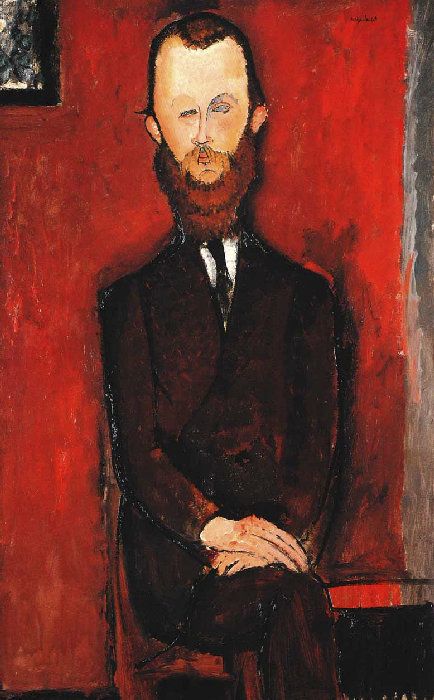 Porträt von Herrn Wielhorski – Amadeo Modigliani 70x105