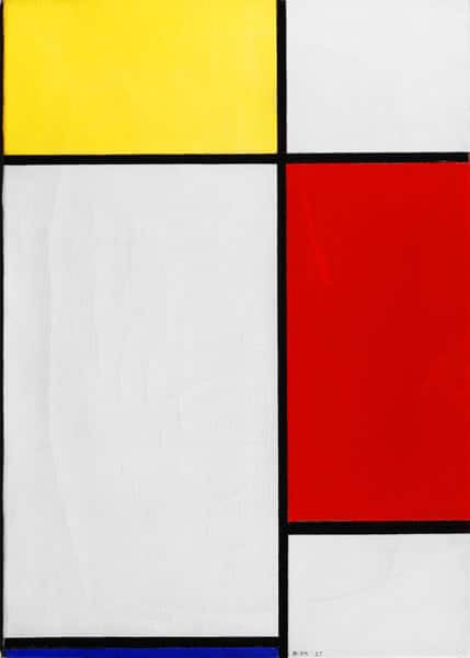 Komposition 1927 – Mondrian Piet Mondrian 70x105