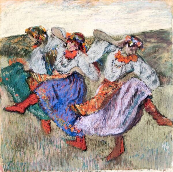 Drei russische Tänzer – Edgar Degas Edgar Degas 70x70