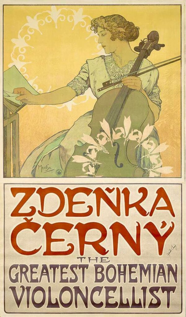 Plakat Zdenka Cerny – Mucha Alfons Mucha 70x120