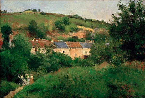 Die Dorfstraße – Camille Pissarro Camille Pissarro 105x70