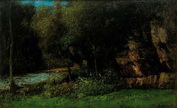 Landschaft bei Ornans – Gustave Courbet Gustave Courbet 105x70