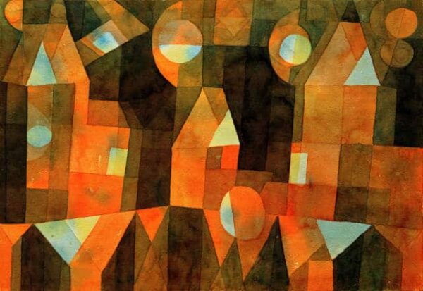 Häuser an der Brücke – Paul Klee Paul Klee 105x70