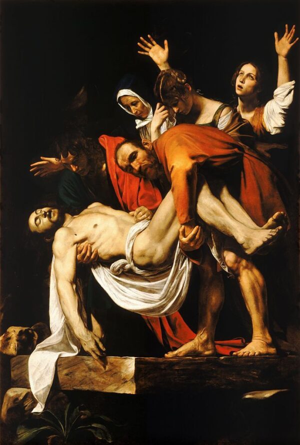 Die Grablegung – Caravaggio Michelangelo Merisi da Caravaggio 70x105