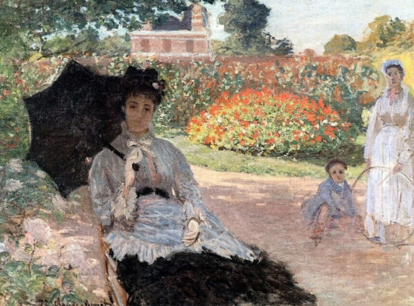 Camille im Garten mit Jean – Claude Monet Claude Monet 105x70