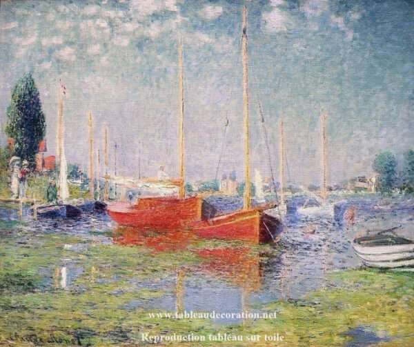 Die roten Boote, Argenteuil – Claude Monet Claude Monet 85x75