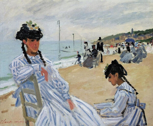 Am Strand von Trouville – Claude Monet Claude Monet 85x75