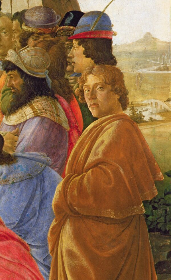 Detail der Anbetung der Könige – Sandro Botticelli Sandro Botticelli 70x105