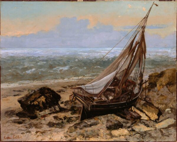 Fischerboot – Gustave Courbet Gustave Courbet 85x75