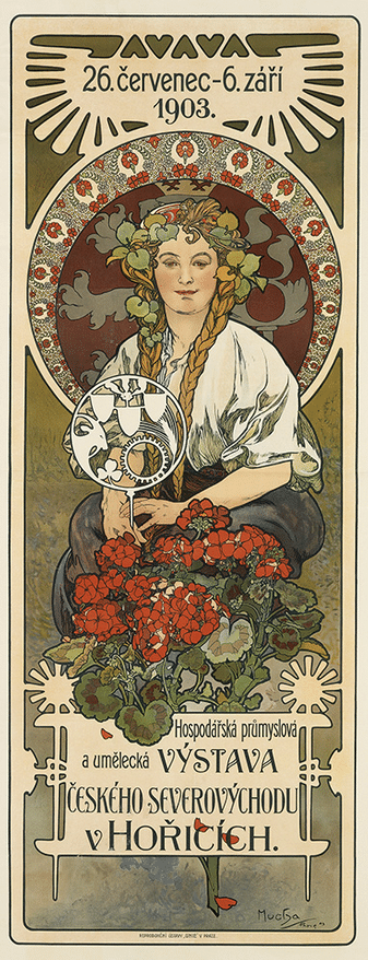 Ausstellung der Tschechischen Republik – Mucha Alfons Mucha 70x160