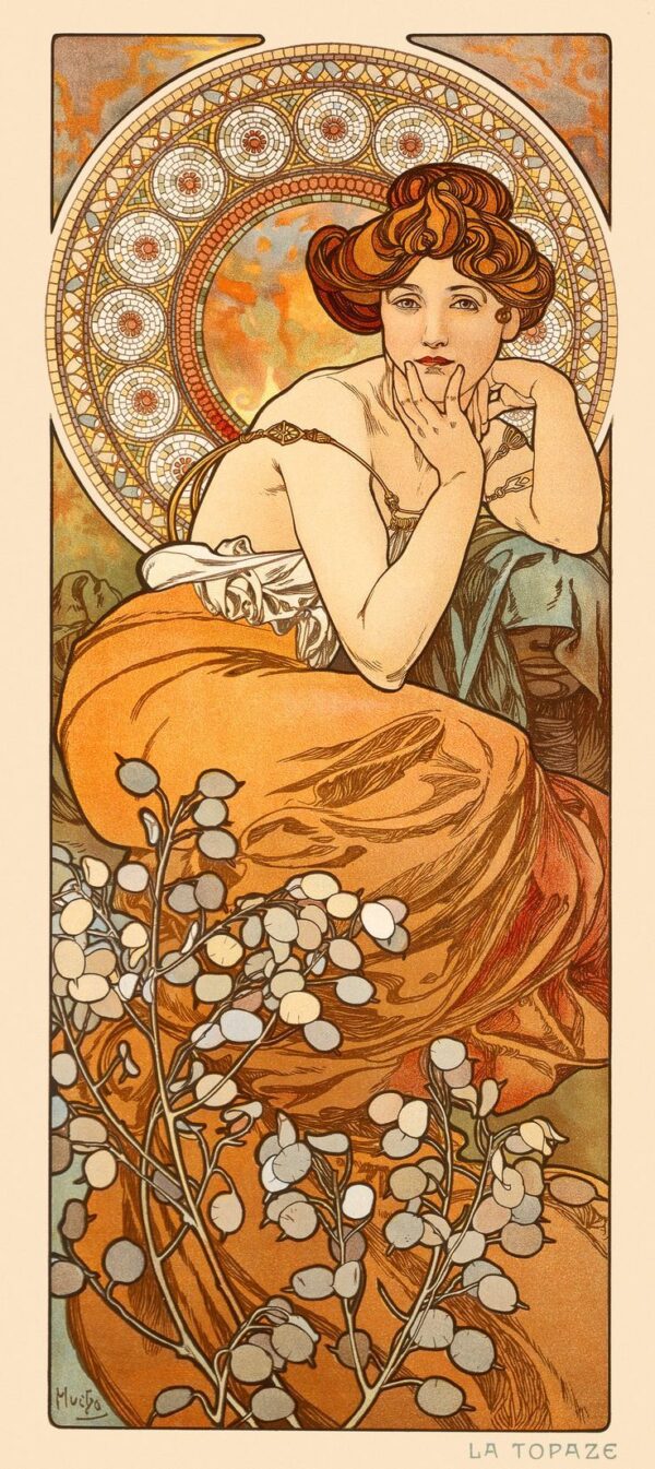 Topas – Mucha Alfons Mucha 70x160