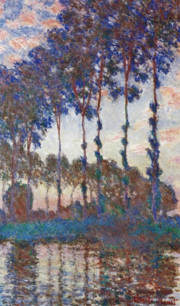 Pappeln, Sonnenuntergang – Claude Monet Claude Monet 70x120