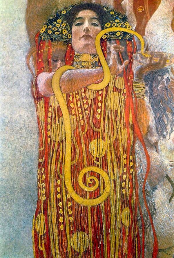 Hygieia Medizin Detail – Gustav Klimt Beliebte Bilder 70x105