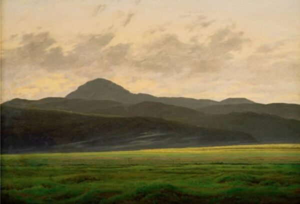 Landschaft in Böhmen – Caspar David Friedrich Caspar David Friedrich 105x70