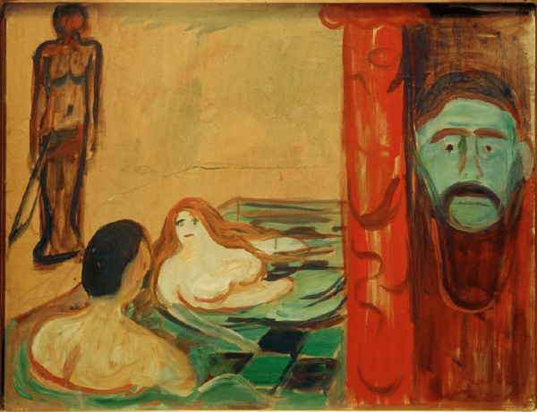 Eifersucht im Bad – Edvard Munch Edvard Munch 85x75