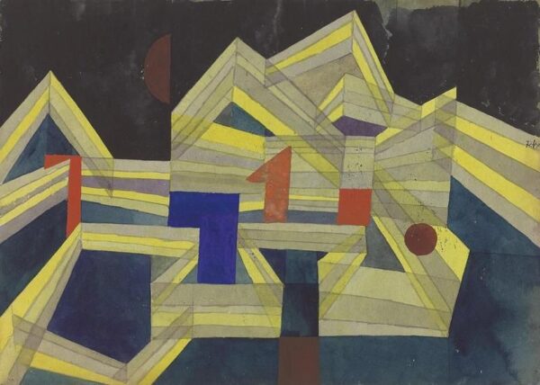 Architektur, transparent-strukturell – Paul Klee Paul Klee 105x70